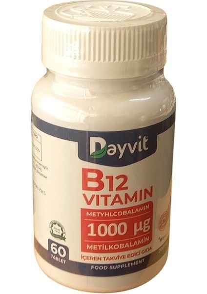 Vitamin B12 1000MCG 60 Tablet