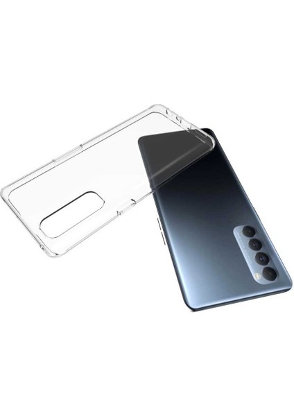 Oppo Reno 4 Pro Kılıf Süper Silikon KAPAK-RENKSIZ-8682314074698-MRYN46343
