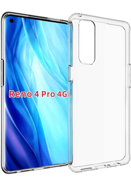 Oppo Reno 4 Pro Kılıf Süper Silikon KAPAK-RENKSIZ-8682314074698-MRYN46343