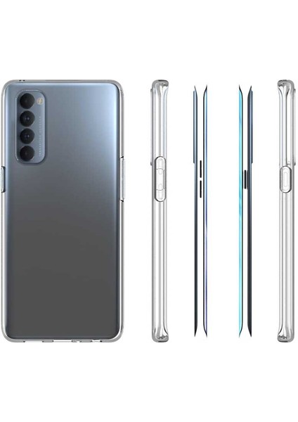 Oppo Reno 4 Pro Kılıf Süper Silikon KAPAK-RENKSIZ-8682314074698-MRYN46343