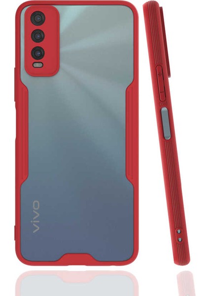 Vivo Y20 Kılıf Parfe KAPAK-KIRMIZI-8682314142526-MRYN54800