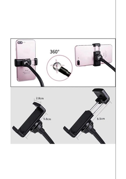 Ring Light LED Youtuber Stüdyo Işığı Akrobat Selfie LED Masa Lambası Işık fırsatları