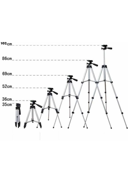 Ring Light Youtuber LED Tripod Işıklı Telefon Tutucu Makyaj Işığı 10 Inç + 1 mt Tripod modelleri