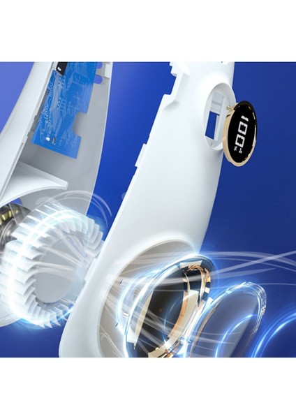 A Plus Yeni Nesil LED Dijital Ekran Bıçaksız Boyun Asma Fanı 3 Dişli Ayarlanabilir 360°RÜZGAR Çıkışı fiyatları