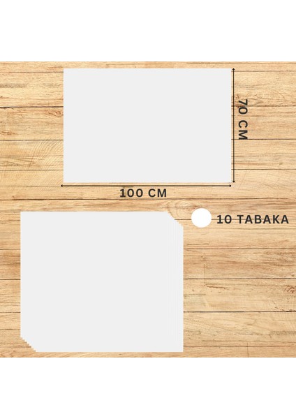Beyaz Kraft Ambalaj ve Hediye Paketleme Kağıdı, Çift Taraflı Kağıt Rulo, 80 GR-70X100 cm, 10LU Paket modelleri