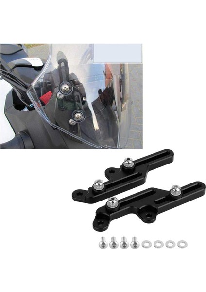 Motosiklet Ön Cam Braketi Honda CB500 x Siyah Stil CB500X Ön Cam Ayarlayıcıları Cb 500X Için Uygundur modelleri