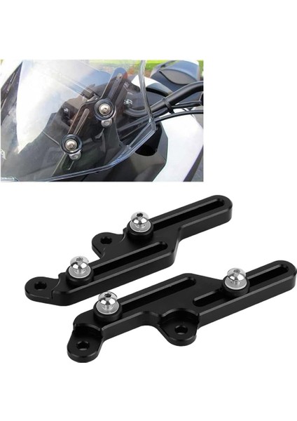 Motosiklet Ön Cam Braketi Honda CB500 x Siyah Stil CB500X Ön Cam Ayarlayıcıları Cb 500X Için Uygundur indirimleri