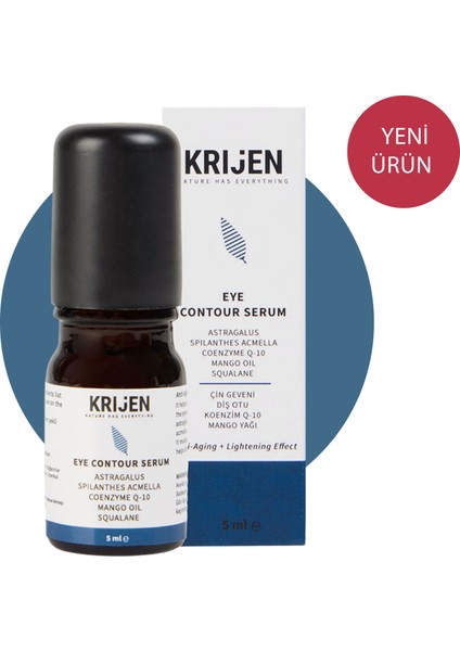 Çin Geveni & Diş Otu & Koenzim Q10 Göz Çevresi Serumu 5 gr - Aydınlatıcı Bakım