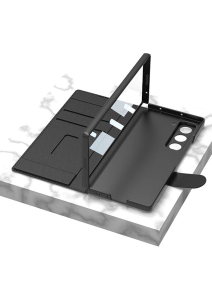 Galaxy Z Fold 6 Kılıf Kamera Korumalı Kadife Tasarımlı Kıpta Kalemli Fest KAPAK-SIYAH-868043679 indirimleri