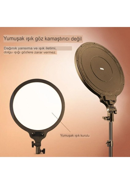 14 Inç Youtube Makyaj Canlı Akışı Video Fotoğrafçılığı Aydınlatma Için LED Stüdyo Fotoğraf Panel modelleri