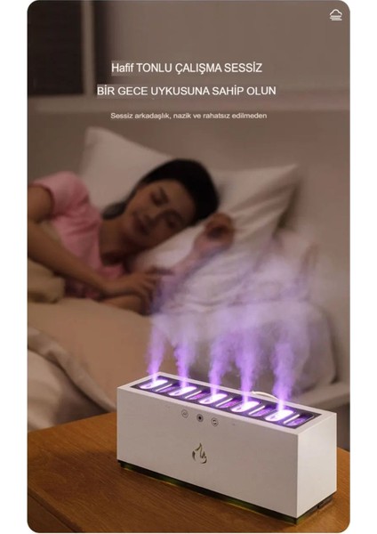 Uzaktan Kumandalı 900ML Kapasiteli Rgb Işıklı Bluetooth Speaker Modlu Hava Nemlendirici modelleri