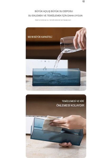 Uzaktan Kumandalı 900ML Kapasiteli Rgb Işıklı Bluetooth Speaker Modlu Hava Nemlendirici fırsatları