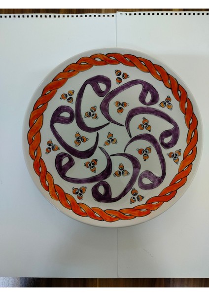El Yapımı Çini Tabak 30 cm