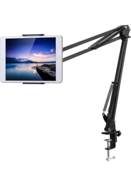 Telefon Tablet Masa Tutucu 6" 11" Esnek Uzun Kollu 360 Derece Her Şey Burada
