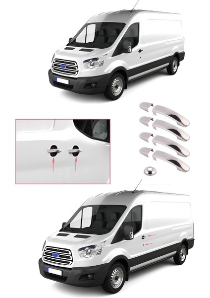 Ford Transit 2014+ Kapı Kolu P.çelik