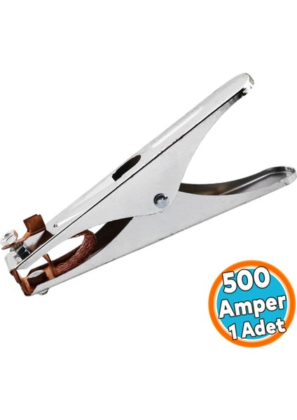 Kaynak Şase Pensesi 500 Amper Elektrod Kaynak Bakır Destekli Kaynakçı Pense 1 Adet Tek
