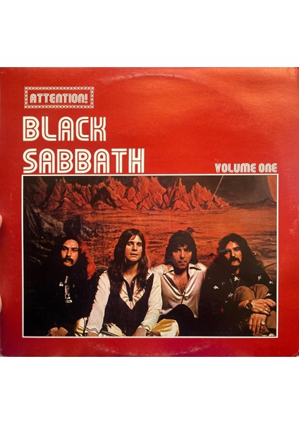 Black Sabbath – Attention! Black Sabbath Volume One , Paranoid , Iron Man , The Wizard Bu Albümde 1975 Ingiltere Baskı Lp