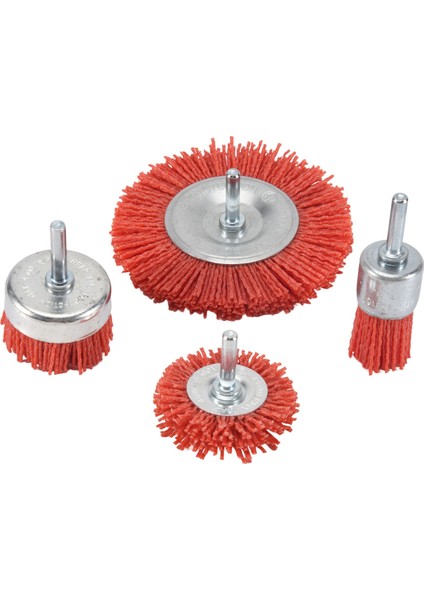 Adet Naylon Filament Aşındırıcı Tel Fincan Fırça Naylon Uç Fırça Seti Matkap Döner Aracı 1/4 Inç Saplı (Yurt Dışından)