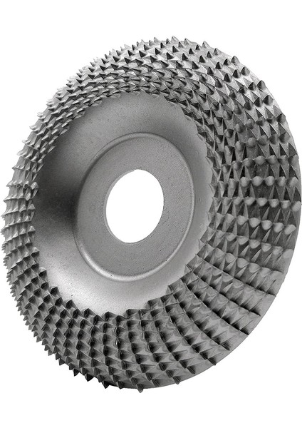 Ahşap Oyma Diski Taşlama Şekillendirme Diski 7/8 Inç Delik Ahşap Taşlama Tekerleği Oyma Aşındırıcı Disk (100MM, Ark Tipi, Gümüş) (Yurt Dışından)