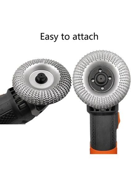 Ahşap Oyma Diski Taşlama Şekillendirme Diski 7/8 Inç Delik Ahşap Taşlama Tekerleği Oyma Aşındırıcı Disk (100MM, Ark Tipi, Gümüş) (Yurt Dışından) modelleri