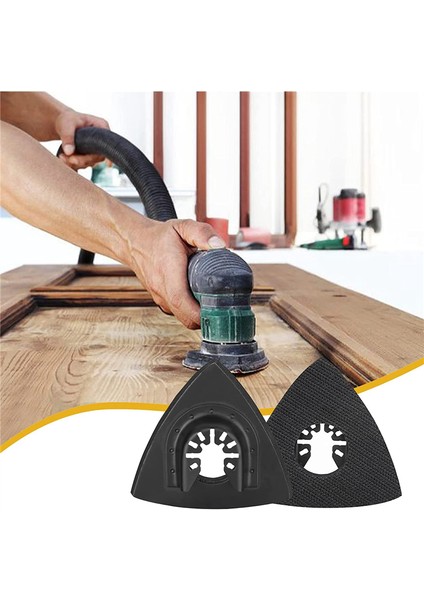 Salınımlı Alet Zımpara Pedleri, 4'lü Paket 3-1/8 Inç Üçgen ve Parmak Cırtlı ve Halkalı Zımpara Pedleri, 35 Parçalı Zımpara Seti ile (Yurt Dışından) fırsatları