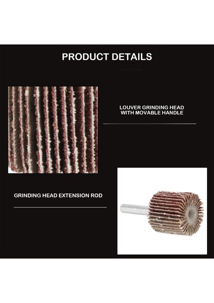 20 Paket Monteli Mop Zımpara 80 Grit Alüminyum Oksit Zımpara Mop Zımparaları Matkap - Aşındırıcı Taşlama Aleti (Yurt Dışından) fırsatları