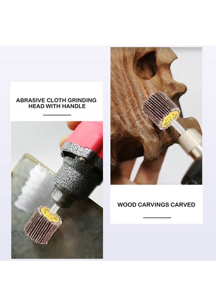 20 Paket Monteli Mop Zımpara 80 Grit Alüminyum Oksit Zımpara Mop Zımparaları Matkap - Aşındırıcı Taşlama Aleti (Yurt Dışından) indirimleri