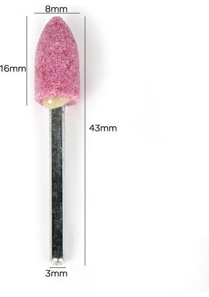 10 Adet Aşındırıcı Monte Taş Dremel Aksesuarları Taşlama Taşı Tekerlek Kafası Dremel Döner Aletler Kurşun Şeklinde Pembe (Yurt Dışından) modelleri