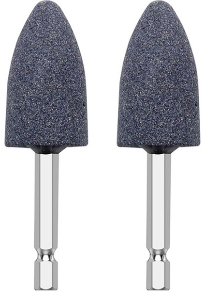 Altıgen Saplı Iki Parçalı Taşlama Taşı Konik Elektrikli Taşlama Kafası Kahverengi Korindon Taşlama Kafası (Yurt Dışından)