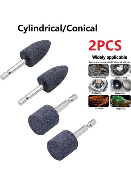 Altıgen Saplı Iki Parçalı Taşlama Taşı Konik Elektrikli Taşlama Kafası Kahverengi Korindon Taşlama Kafası (Yurt Dışından) modelleri