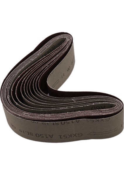 10 Adet Zımpara Kayışları Taşlama Parlatma Karışık 60/ 120/ 150/240 Grit 50 x 686 mm (Yurt Dışından)