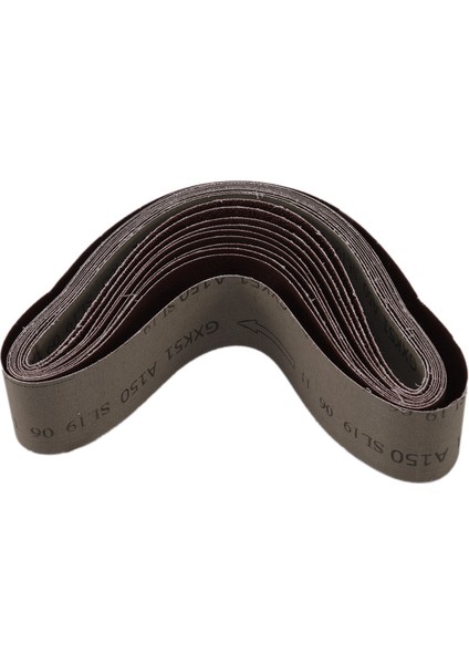 10 Adet Zımpara Kayışları Taşlama Parlatma Karışık 60/ 120/ 150/240 Grit 50 x 686 mm (Yurt Dışından)