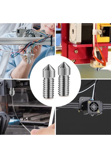 Adet 3D Yazıcı Parçaları Ekstruder Baskı Kafası Aşınmaya Dayanıklı Metal Püskürtücü Paslanmaz Çelik Meme Ankermake Geçerli (Yurt Dışından) fırsatları