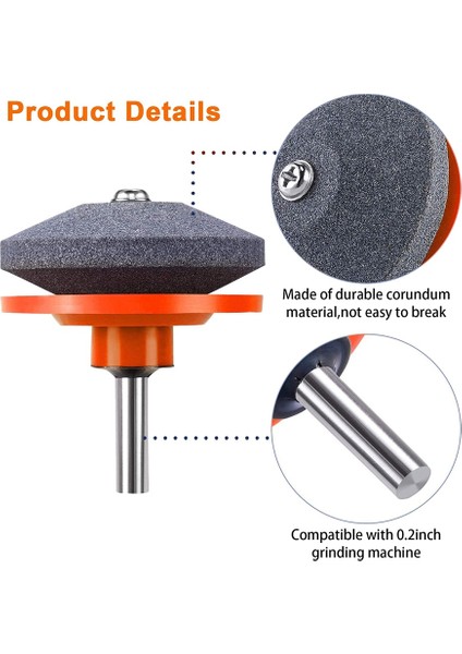 5'li Çim Biçme Makinesi Bıçak Bileyicileri, Çim Biçme Makinesi Bileyici Öğütücü Tekerlek Taş Aleti Herhangi Bir Elektrikli Matkap El Matkabı (Yurt Dışından) modelleri