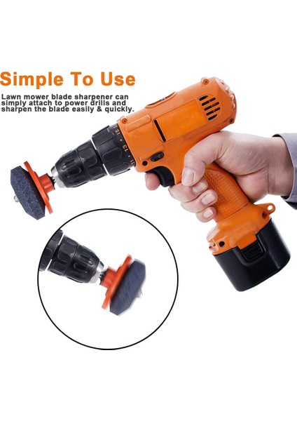 5'li Çim Biçme Makinesi Bıçak Bileyicileri, Çim Biçme Makinesi Bileyici Öğütücü Tekerlek Taş Aleti Herhangi Bir Elektrikli Matkap El Matkabı (Yurt Dışından) fırsatları