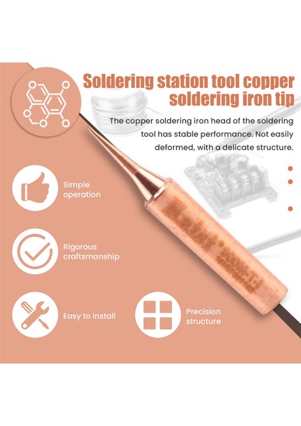 Kaisi Oksijensiz Bakır Lehimleme Demiri Ucu 900M-TI Lehim Istasyonu Araçları Demir Uçları (Yurt Dışından) indirimleri