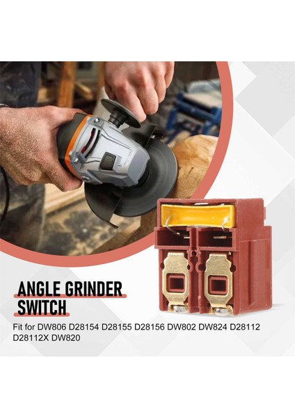 Anahtarı Değiştirme Dewalt DW806 D28154 D28155 D28156 DW802 DW824 D28112 D28112X DW820 Açı Öğütücü (Yurt Dışından)
