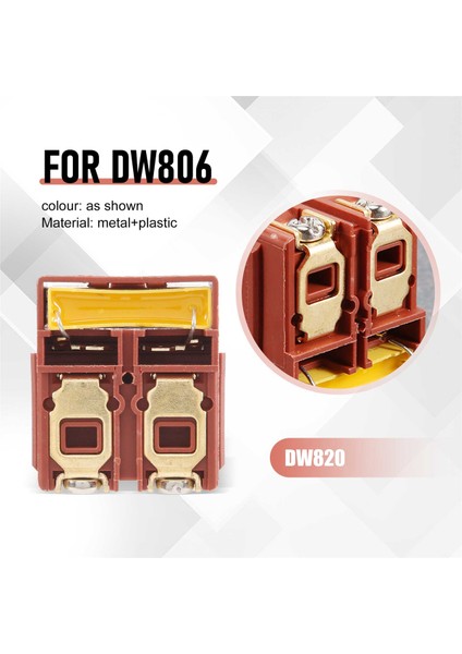 Anahtarı Değiştirme Dewalt DW806 D28154 D28155 D28156 DW802 DW824 D28112 D28112X DW820 Açı Öğütücü (Yurt Dışından)