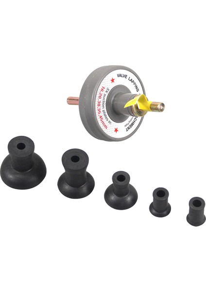 Valf Alıştırma Aracı Eki Pro Araba Tamir Aracı + 5 Emme Plakaları Elektrikli Vana Taşlama Aracı Seti 16/20/30/35/45MM (Yurt Dışından)