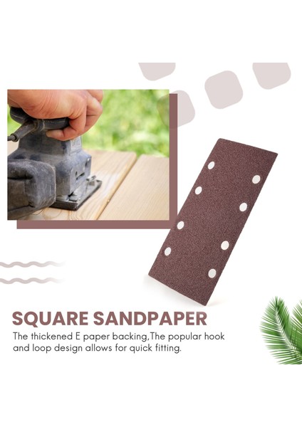 25 Adet Zımpara Pedleri, Zımpara Kağıdı Cırt Cırtlı Kum Kağıdı 93X185MM Delikli 8 Delikli Kum 40/60/80/120 Fit Sac Orbital Zımpara Çoklu Zımpara Alüminyum Oksit Tahıl (Yurt Dışından) fırsatları