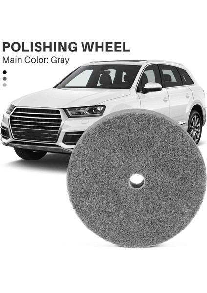 150MM Çap 25MM Kalın 180 Grit Fiber Tekerlek Parlatma Parlatma Diski (Yurt Dışından) fiyatları