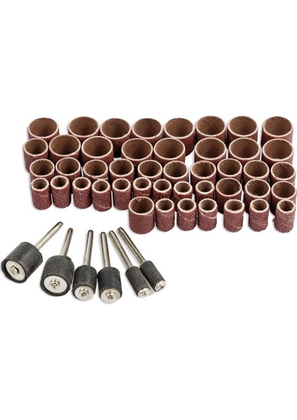 51 Adet Zımpara Halkası Taşlama Kafası Zımpara Kağıdı Rulo Metal Pas Alma Parlatma Yuvarlak Oyun Dıy Taşlama (Yurt Dışından)