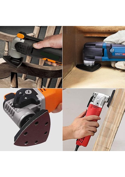 4 Adet Zımpara Pedleri 80 mm Takma Pedleri , Çok Amaçlı Bıçaklar Salınımlı Çok Amaçlı Alet Aksesuarları Worx Mikita Dewalt (Yurt Dışından) indirimleri