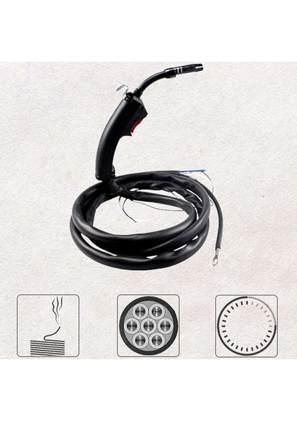 Mig Mag Kaynak Makinası/ekipman Aksesuarları Binzel 14AK Mig Mag Kaynak Ekipmanı 4m Kablolu Kaynak Torch'u (Yurt Dışından) modelleri