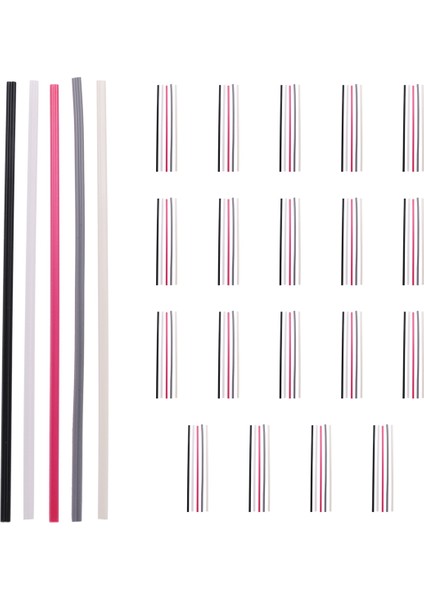 100 Parça Plastik Kaynak Çubukları Pp/pvc/ppr Araba Tamponları ve Günlük Plastik Onarım Plastik Kaynakçı Tamir Çubukları (Yurt Dışından)