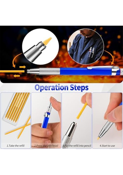 Yuvarlak Uçlu Kaynak Kalemi, Metal Kaynak Kalemi, Boru Bağlantıları, Kaynakçılar, Çelik Konstrüksiyon, Marangozluk (Yurt Dışından) modelleri