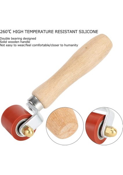 El Basınç Rulosu, 28MM Silikon Basınç Rulosu Pvc/tpo/epdm Çatı Kaplama Araçları Döşeme Araçları Kaynak Aracı (Yurt Dışından)