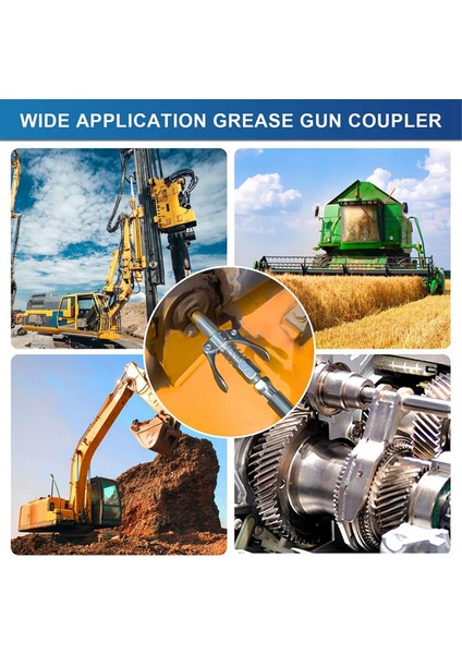 Çift Saplı Dişli Gres Nozulu, 10000 Psı Yük Hızlı Kilit ve Serbest Bırakma Yaylı Esnek Hortumlu Gres Bağlantı Parçası (Yurt Dışından) fırsatları