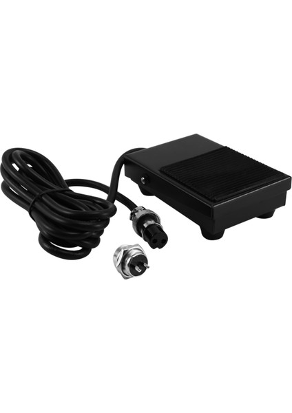 El Metal Ayak Pedalı Anahtarı 1.8 Metre Kablo 2 Pinli Konnektör Nokta Kaynak Tig Torch (Yurt Dışından)