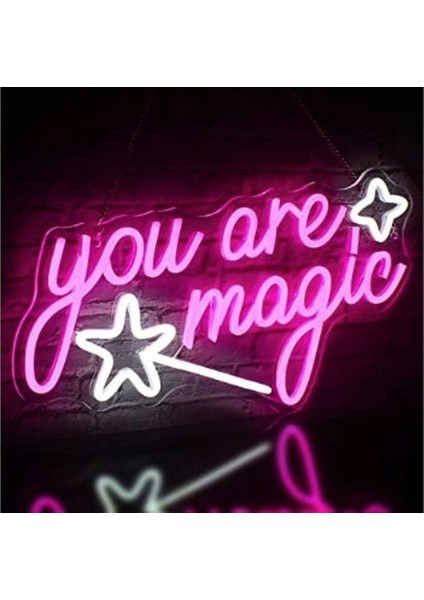 Neon LED Dekoratif Aydınlatma -You Are Magic, 50X26CM-